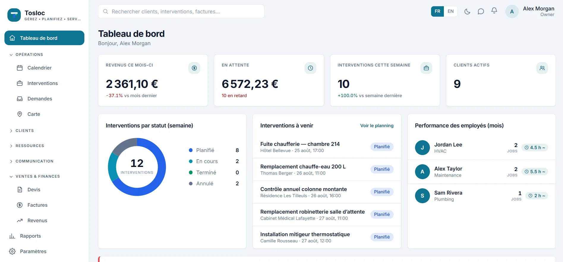 Tosloc — Field-Service Management Platform